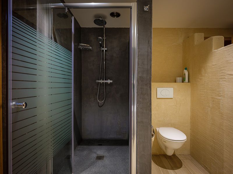 La douche à l'italienne